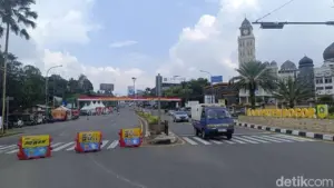 Sistem One Way Puncak Diberlakukan, Kendaraan Menuju Bogor Disetop Sementara