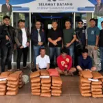 BNNP Sumbar Gagalkan Peredaran 100 Paket Ganja di Agam, Tiga Tersangka Dibekuk