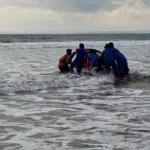 Wisatawan Cilik Hilang Terseret Ombak Pantai Barat Pangandaran Saat Berenang