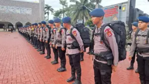 100 Personel Brimob Polda Banten Dikerahkan ke Aceh untuk Bantuan Kemanusiaan Pascabencana