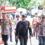 Kesiapan Brimob Polda Metro Jaya Pantau Pos Pengamanan Operasi Lilin Jaya 2025