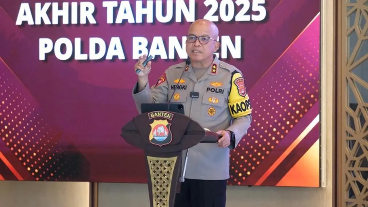 Kapolda Banten: Kejahatan Resahkan Masyarakat Turun 2 Persen di 2025, Transnasional Naik Kapolda Banten: Kejahatan Resahkan Masyarakat Turun 2 Persen di 2025, Transnasional Naik