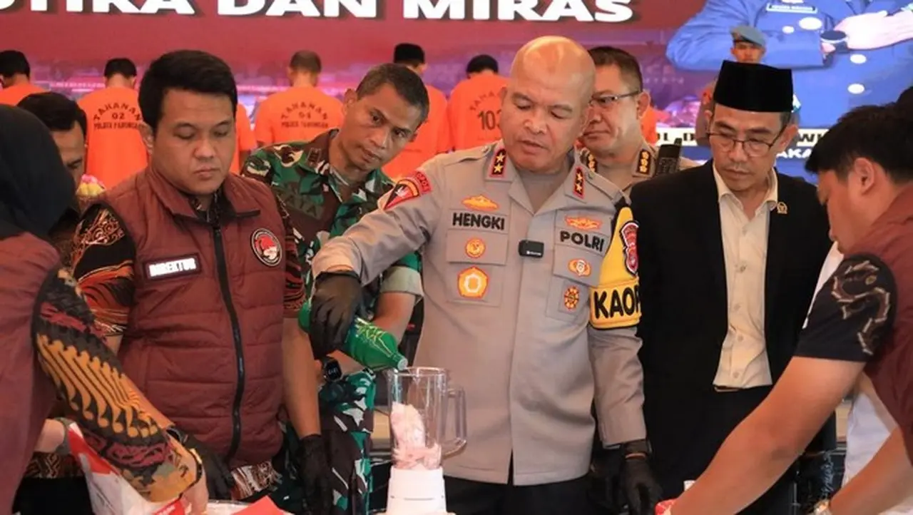 Polda Banten Ungkap 805 Kasus Narkoba di 2025, Jerat 1.085 Tersangka