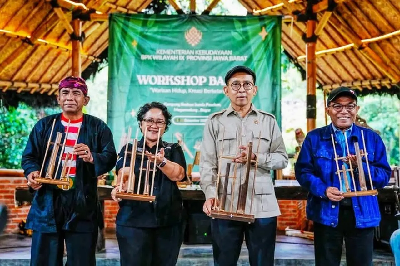 Fadli Zon Dorong Seni Bambu Jadi Motor Ekonomi Kreatif dan Industri Budaya Indonesia