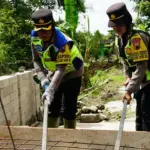 Polda Jateng Bangun Jembatan Baru di Sragen, Permudah Akses Warga Dua Dukuh