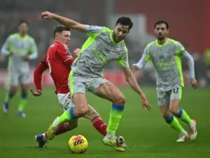 Babak Pertama Nottingham Forest vs Man City Berakhir Imbang Tanpa Gol