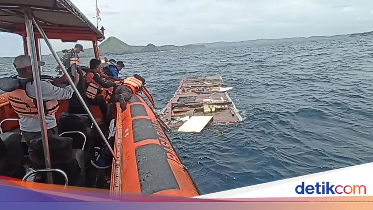 Serpihan Kapal Tenggelam di Labuan Bajo Ditemukan, Pelatih Valencia dan 3 Anaknya Masih Hilang
