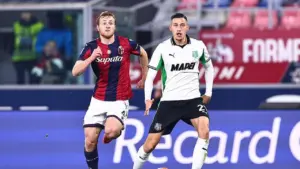 Jay Idzes Tampil Gemilang, Sassuolo Berhasil Tahan Imbang Bologna 1-1 di Serie A