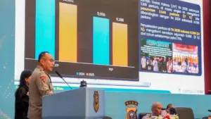 Polda Riau Pecahkan Rekor Pemusnahan 772 Rakit PETI Sepanjang 2025