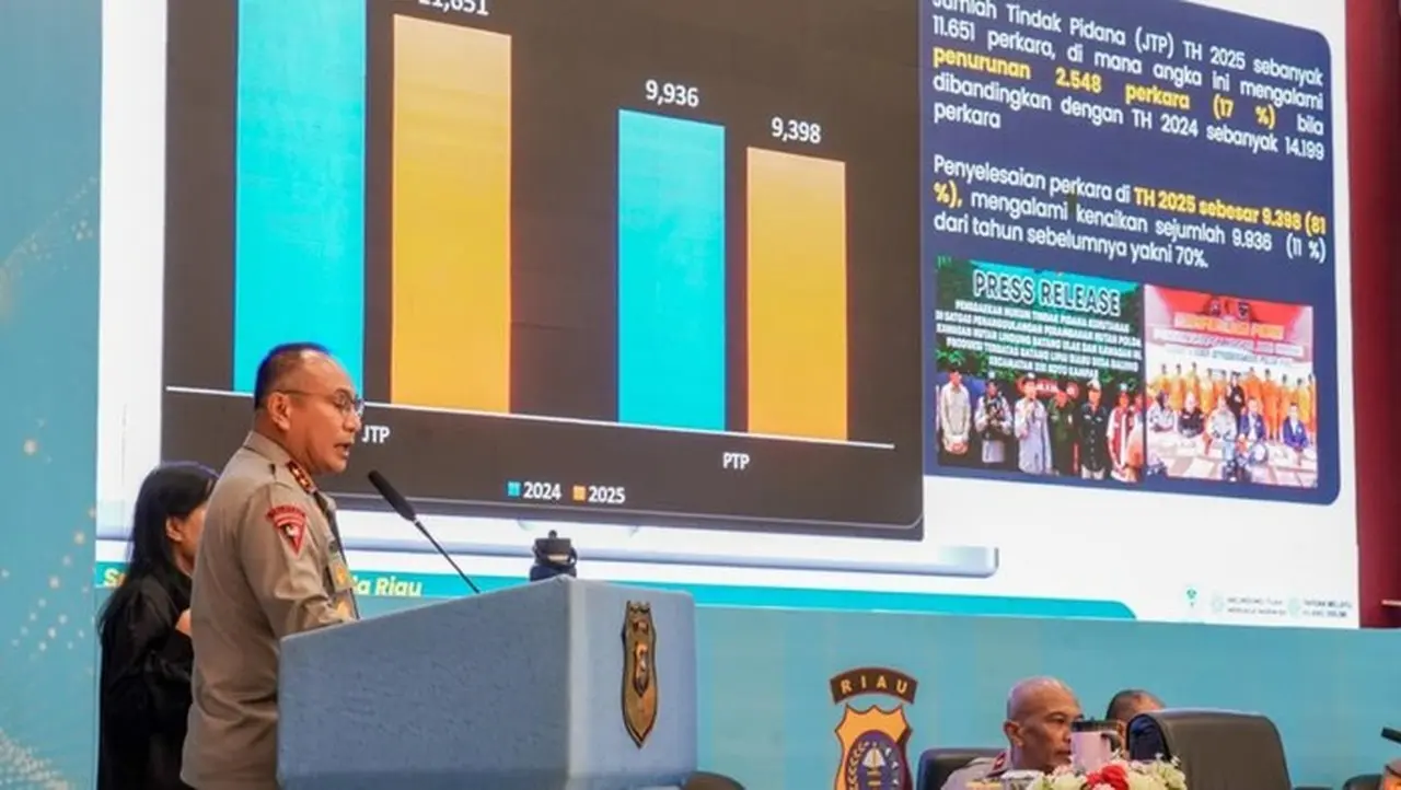 Polda Riau Pecahkan Rekor Pemusnahan 772 Rakit PETI Sepanjang 2025
