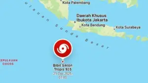 BMKG Prediksi Bibit Siklon 93S Menguat Jadi Kategori 2, Waspadai Dampaknya