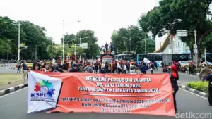 Demo Tolak UMP Jakarta 2026: KSPI Akui Sengaja Kurangi Massa, Tunggu Respons Pemerintah