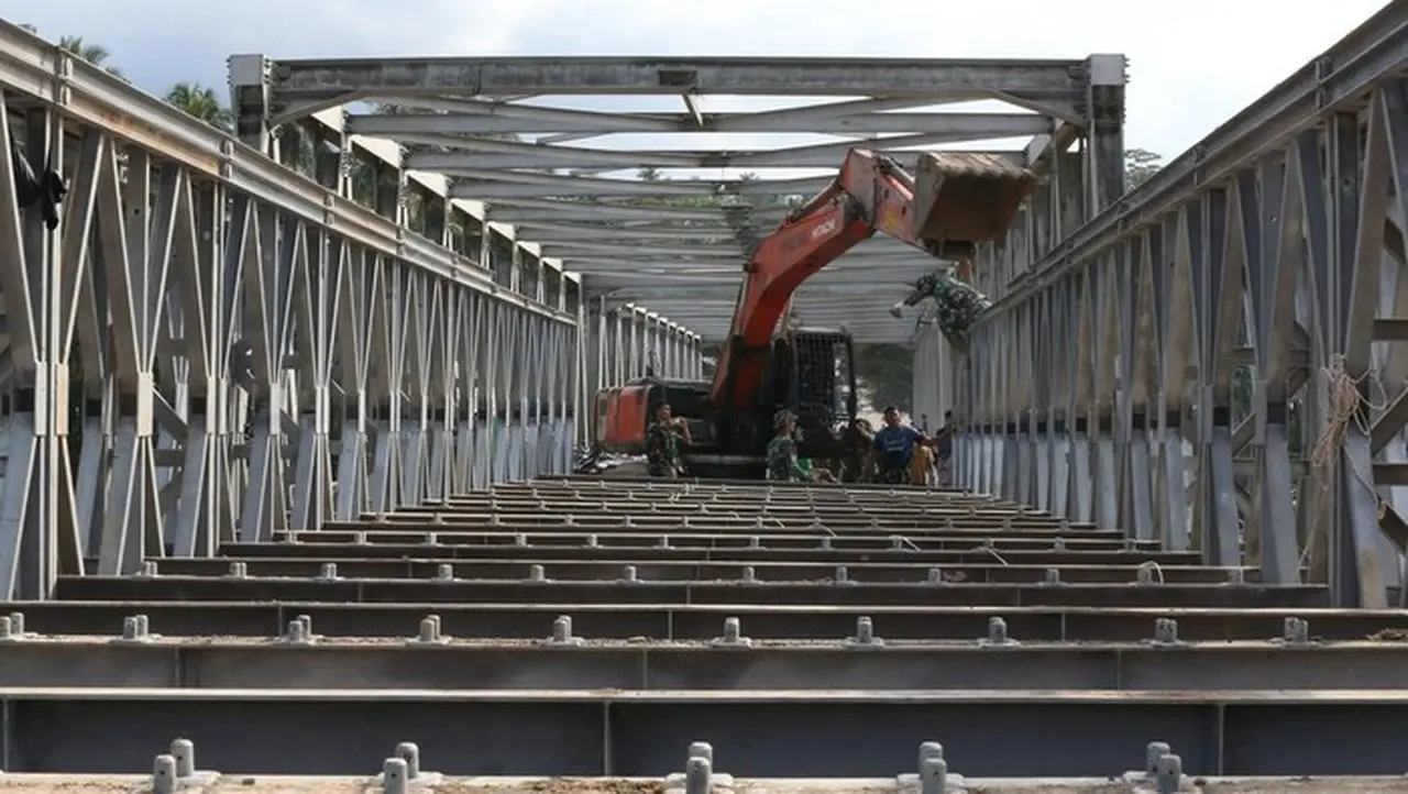 TNI AD Pastikan Baut Jembatan Bailey Aceh yang Hilang Telah Terpasang Kembali TNI AD Pastikan Baut Jembatan Bailey Aceh yang Hilang Telah Terpasang Kembali