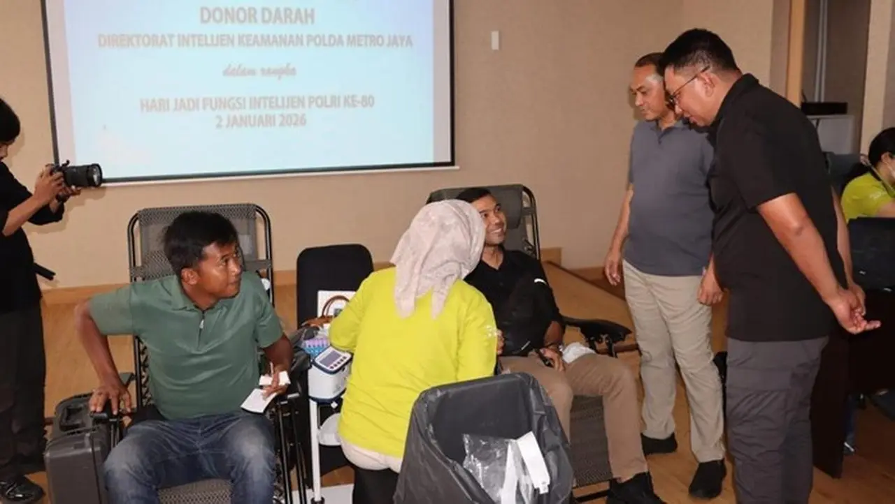 Peringati HUT Ke-80, Ditintelkam Polda Metro Jaya Gelar Aksi Donor Darah untuk Kemanusiaan
