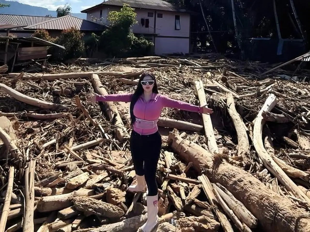 Novi Rizki Angkat Bicara Usai Dicibir Netizen Karena Pakaian Ketat Saat ke Sumatera