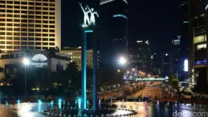 Jalan Sudirman-Thamrin Ditutup Mulai Pukul 18.00 WIB untuk Car Free Night Malam Tahun Baru
