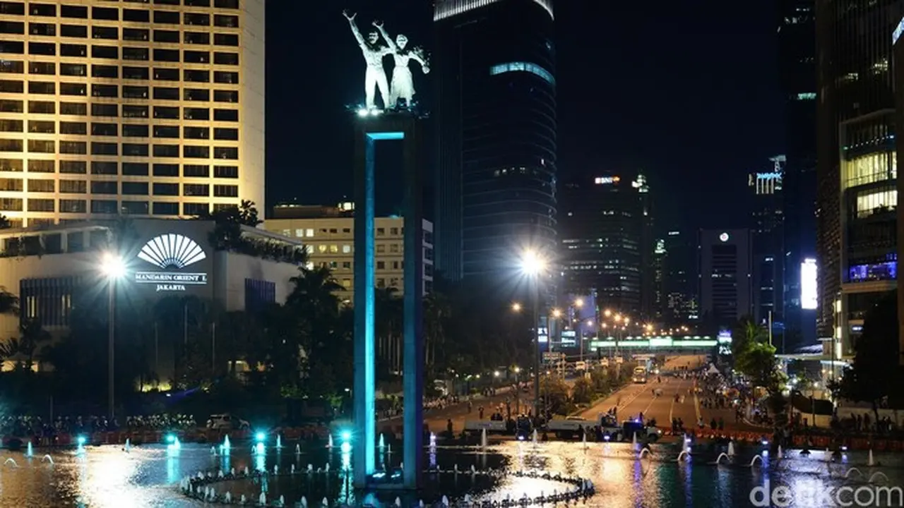 Jalan Sudirman-Thamrin Ditutup Mulai Pukul 18.00 WIB untuk Car Free Night Malam Tahun Baru