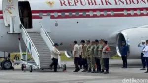 Presiden Prabowo Tiba di Sumut, Tinjau Jembatan Bailey Sungai Garoga Tapsel Pasca-Bencana