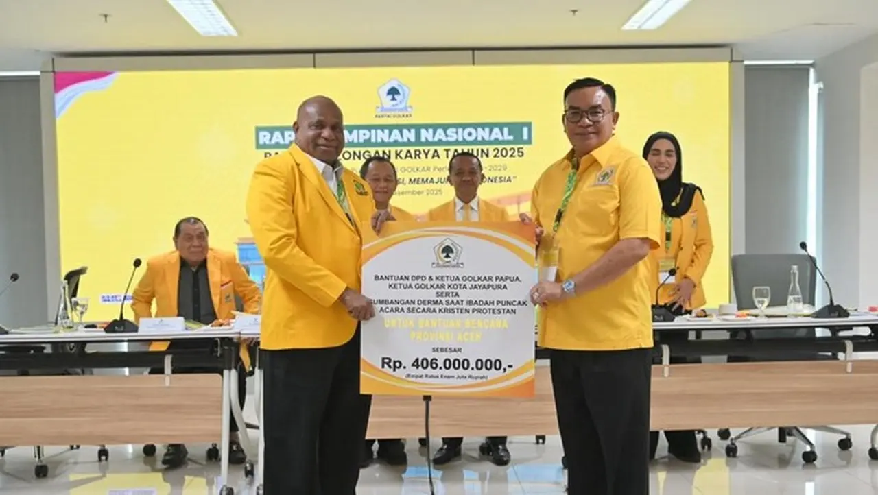 Golkar Papua Kirim Bantuan Rp 406 Juta untuk Korban Bencana di Aceh, Cerminan Solidaritas Kebangsaan