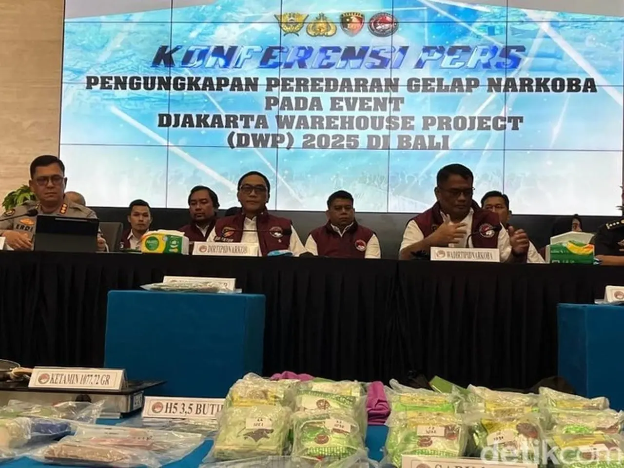 Bareskrim Polri Gagalkan Peredaran Narkoba Rp 60 Miliar Jelang DWP Bali 2025