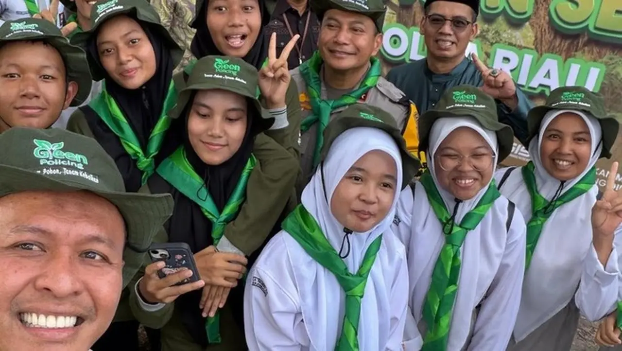 Pekanbaru Galakkan Pendidikan Lingkungan di Sekolah, Terinspirasi ‘Green Policing’ Polda Riau