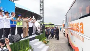 Menhub Dudy Lepas Ribuan Pemudik Gratis Natal 2025, Kakorlantas Pastikan Keamanan Perjalanan