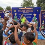 Polres Sragen Hadirkan Wahana Ceria Anak Gratis di Pos Pengamanan Nataru 2025/2026