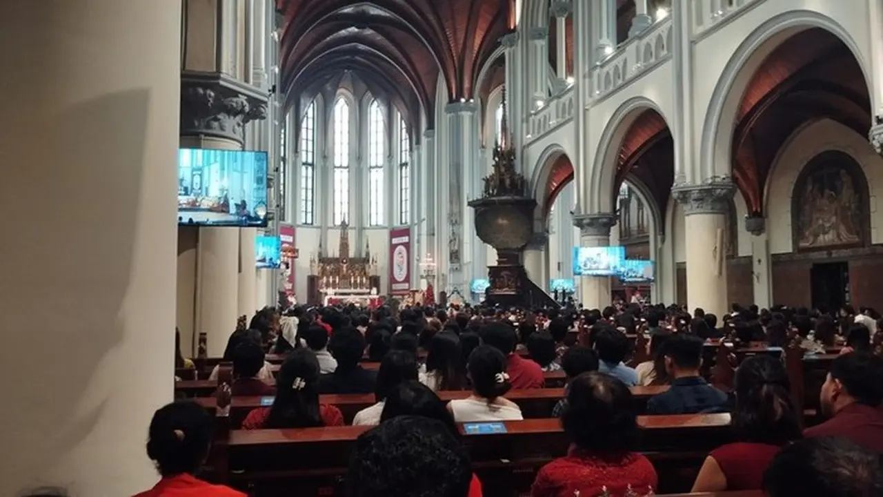 Jadwal Lengkap Misa Natal 2025 di Gereja Katedral Jakarta Beserta Link Streamingnya