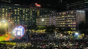 Marion Jola dan Feel Koplo Gebrak Panggung Bundaran HI Sambut Tahun 2026