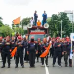 Ribuan Buruh Kembali Demo di Depan Istana, Tolak UMP 2026 DKI dan UMSK Jabar