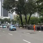 Buruh Bubarkan Diri di Medan Merdeka Selatan, Lalin Jakarta Pusat Kembali Normal