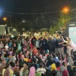 Malam Tahun Baru di Pengungsian Tapsel: Manortor Bersama Warga, Prabowo Menginap