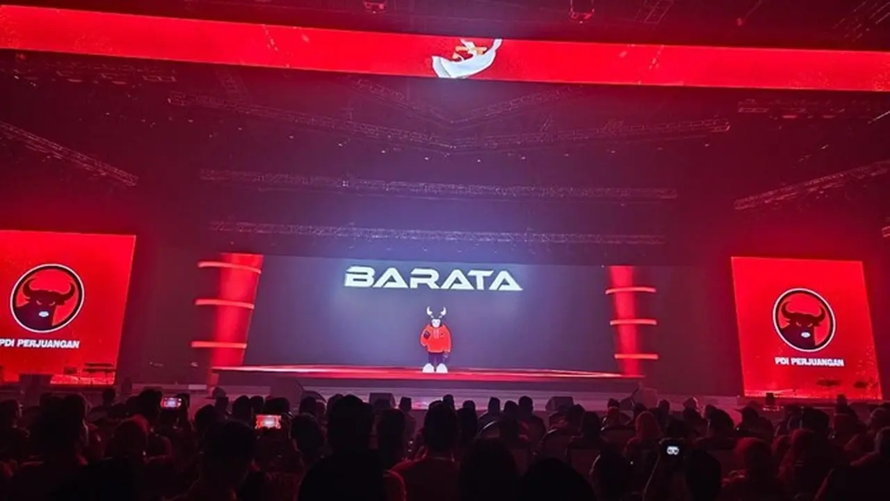 PDIP Luncurkan Maskot Banteng ‘Barata’, Simbol Kekuatan Rakyat dan Kedaulatan Bangsa