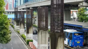 98 Tiang Monorel Mangkrak Dibongkar Mulai Rabu, Anggaran Rp 100 Miliar