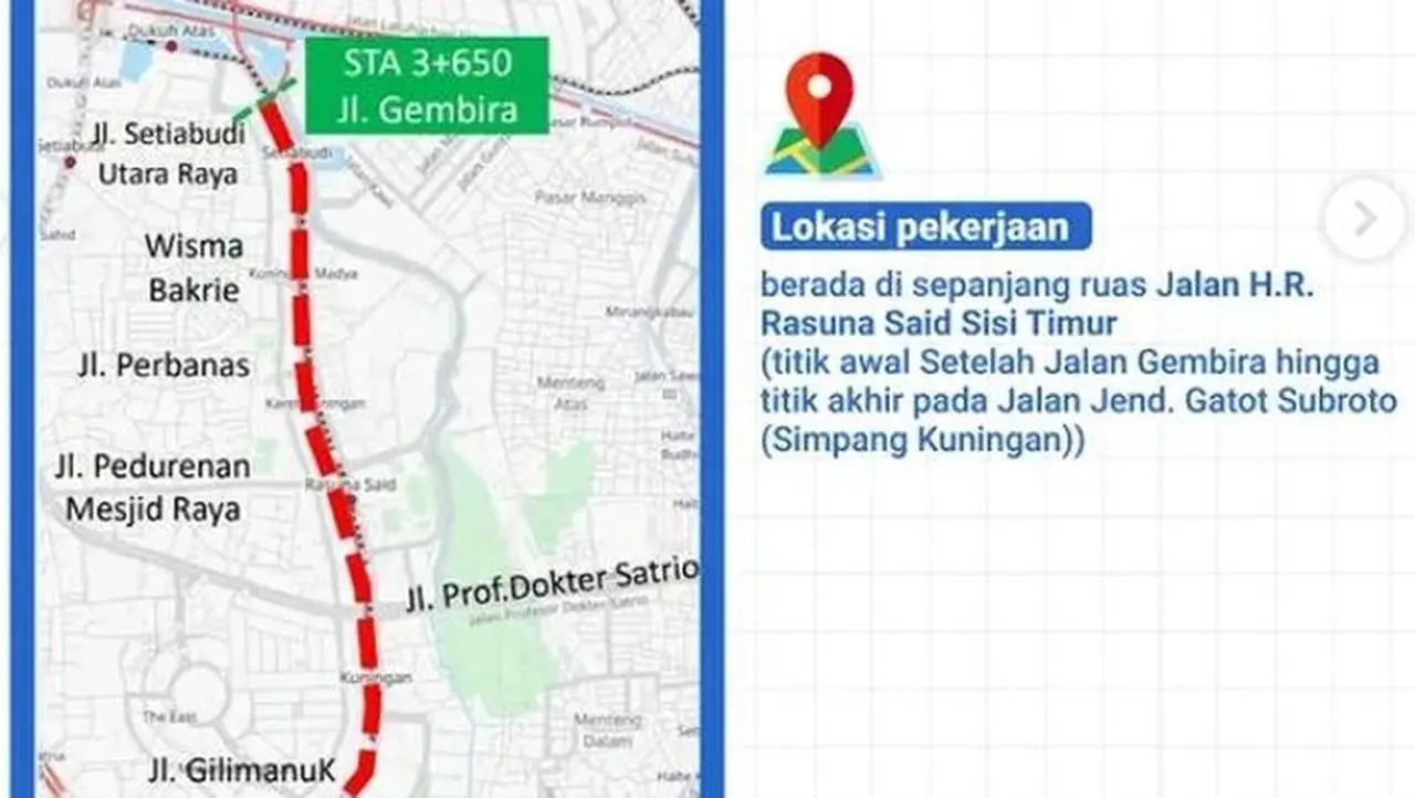 Tiang Monorel Mangkrak Dibongkar, Dishub DKI Jakarta Siapkan Rekayasa Lalu Lintas di Rasuna Said