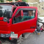 Bhayangkari Cantik Ini Rela Mobilnya Ringsek Demi Selamatkan Pemotor dari Truk Mundur di Depok