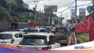 Long Weekend, Jalur Puncak Bogor Padat Merayap di Sejumlah Titik