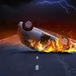 Mobil DFSK Terbakar di Tol JORR Akibat Korsleting Listrik, Pengemudi Selamat