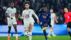 PSG Libas Lille 3-0 di Kandang, Dembele Cetak Brace dan Puncaki Klasemen Ligue 1