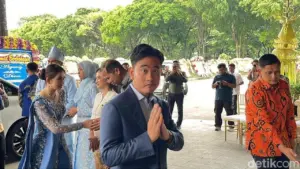Gibran, JK, hingga Jokowi Hadiri Pernikahan Sekpri Prabowo di TMII
