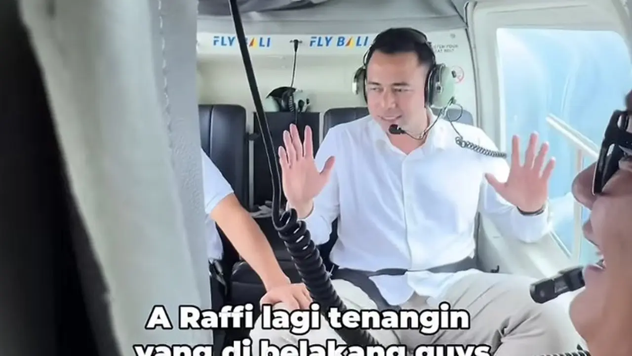 Helikopter Raffi Ahmad Oleng di Bali Akibat Kabut Tebal, Penumpang Panik