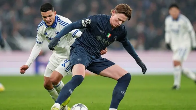 Liga Champions: Napoli Ditahan Imbang Copenhagen 1-1 Meski Unggul Pemain