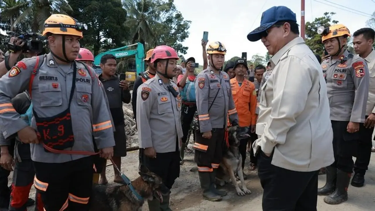 Prabowo Subianto: Kerja Siang Malam untuk Percepat Pemulihan Bencana di Tapanuli Selatan