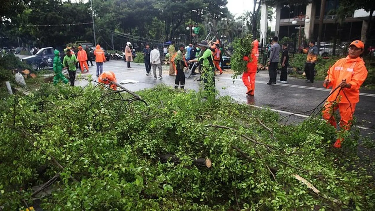 BPBD DKI Jakarta Keluarkan Peringatan Dini Angin Kencang Berlaku Hingga 24 Januari 2026