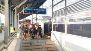 Aksi Vandalisme di Stasiun Bojong Gede Bogor Terekam CCTV, Pelaku Diburu KAI Commuter