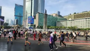 CFD Bundaran HI 2026: Warga Antusias Bakar Lemak Usai Libur Tahun Baru