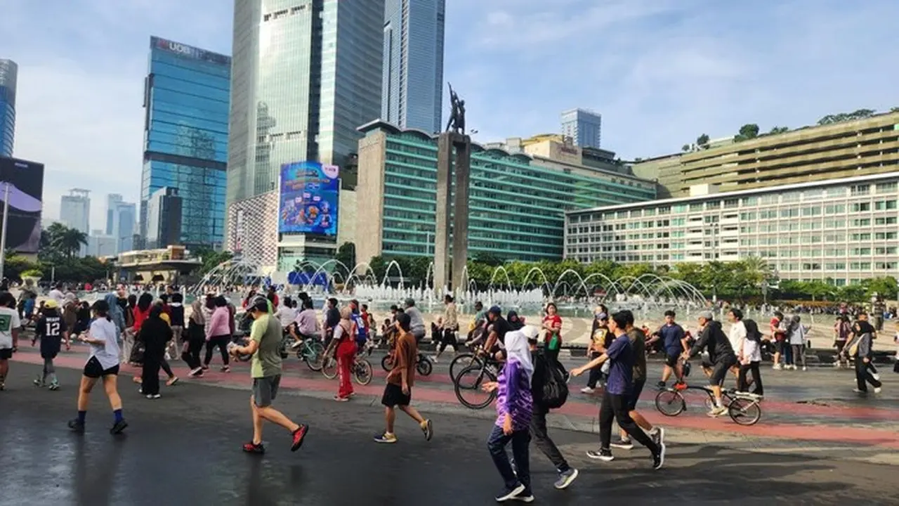 CFD Bundaran HI 2026: Warga Antusias Bakar Lemak Usai Libur Tahun Baru