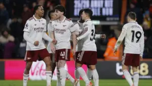Arsenal Kokoh di Puncak Klasemen Liga Inggris Usai Taklukkan Bournemouth 3-2