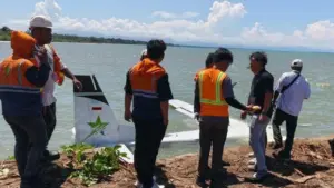 Pesawat Smart Air Tergelincir di Perairan Nabire, 15 Penumpang dan Kru Selamat