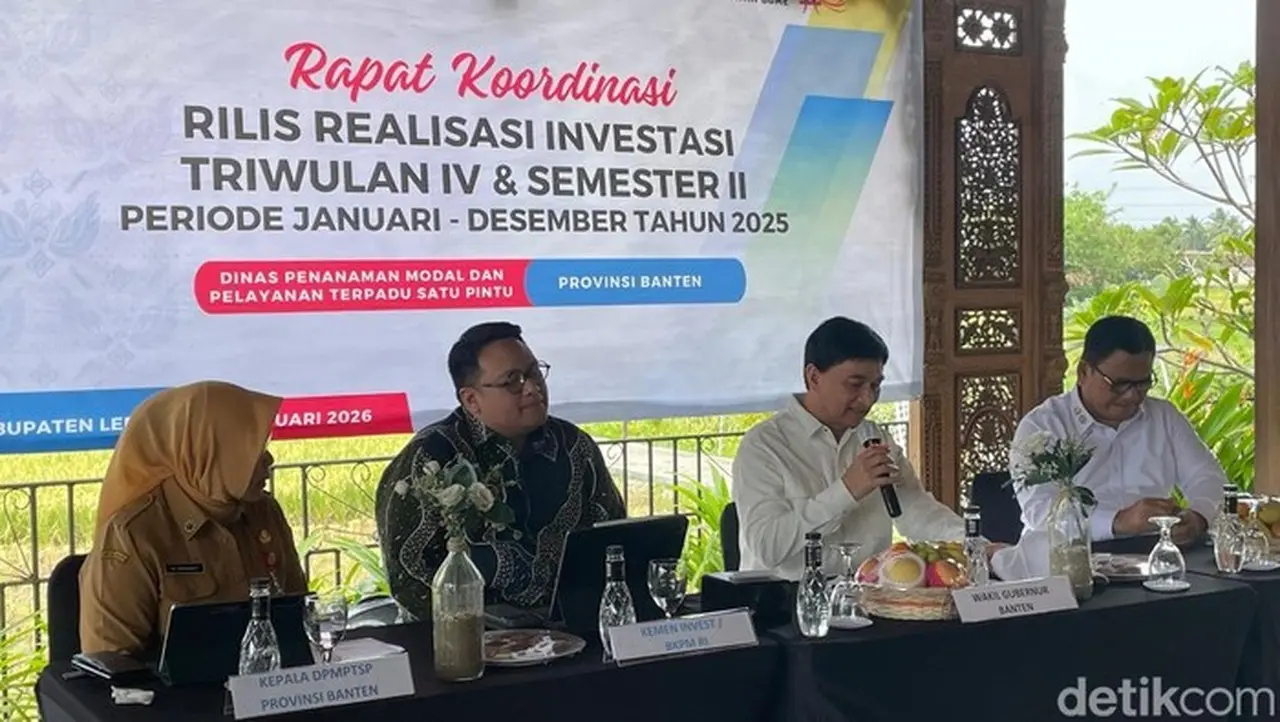Realisasi Investasi Banten 2025 Lampaui Target, Tembus Rp 130,2 Triliun Realisasi Investasi Banten 2025 Lampaui Target, Tembus Rp 130,2 Triliun